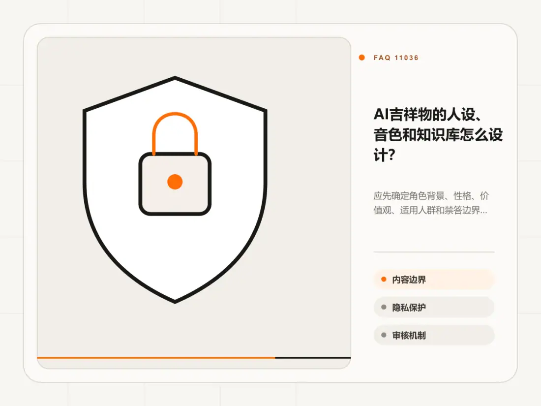 AI吉祥物的人设、音色和知识库怎么设计?主题信息图