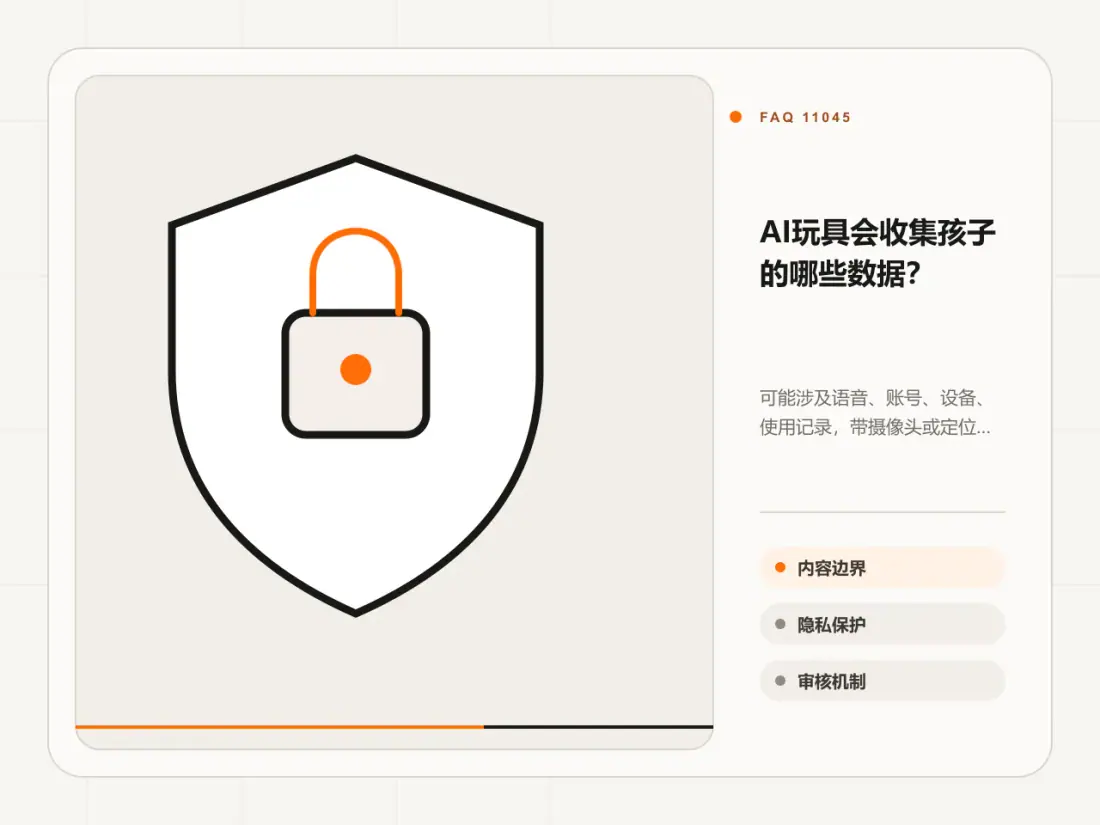 AI玩具会收集孩子的哪些数据?主题信息图