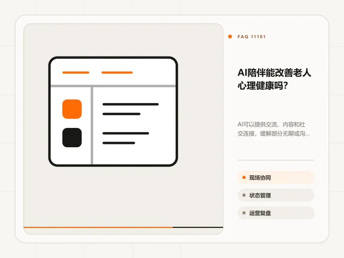 AI陪伴能改善老人心理健康吗?主题信息图