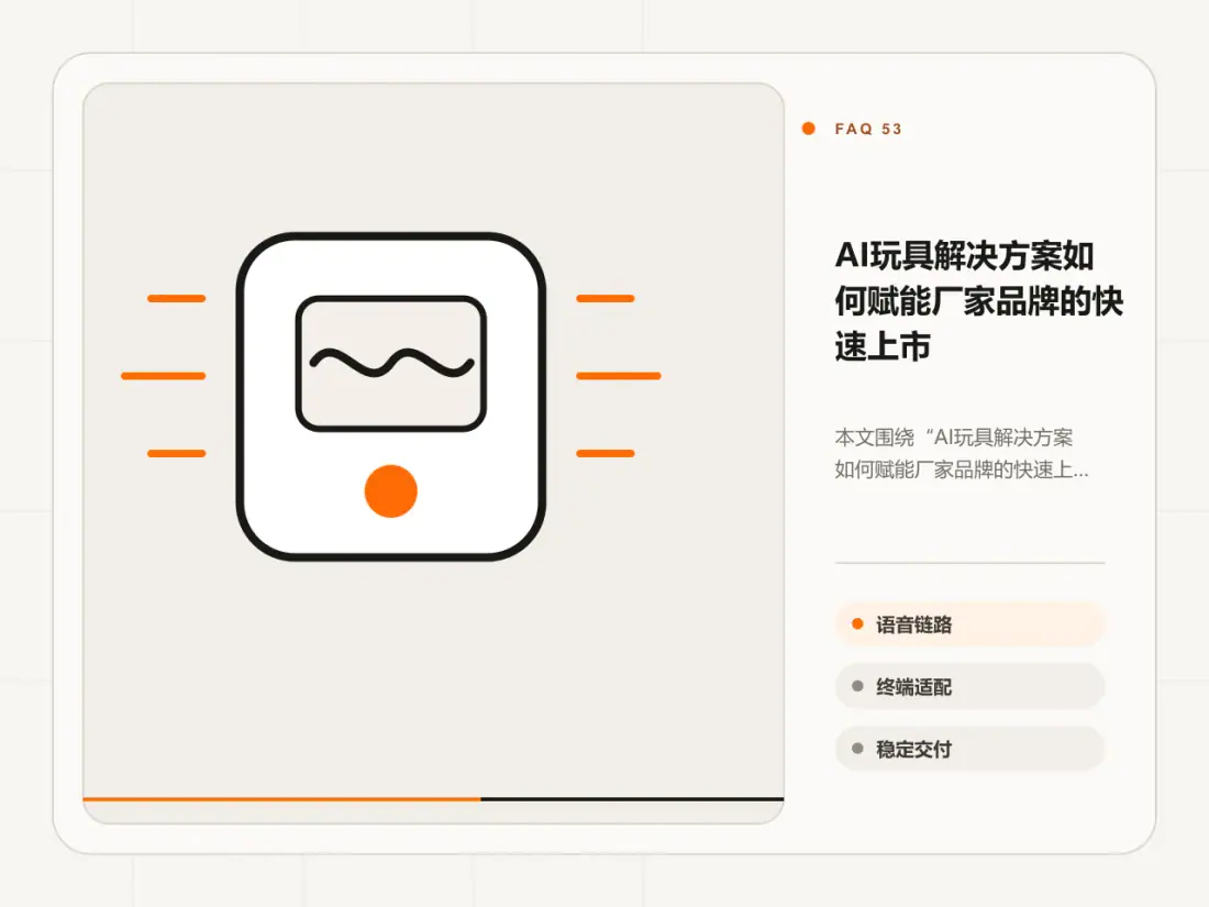 AI玩具解决方案如何赋能厂家品牌的快速上市主题信息图