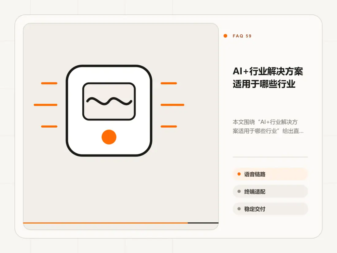 AI+行业解决方案适用于哪些行业主题信息图